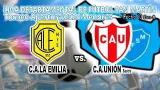 240615 TLDFSM Apertura F10 9naDiv  CALa Emilia vs CAUnión [upl. by Mauri10]