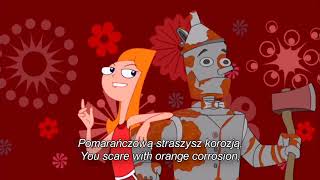 FHD PL Phineas and Ferb  Rusted Polish version with lyrics and English translation [upl. by Arianne809]