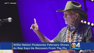 Willie Nelson Cancels February Tour Dates Because Of Flu [upl. by Guise]