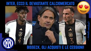 💥 il devastante CALCIOMERCATO dellINTER di INZAGHI ecco ACQUISTI e cessioni con BISSECK [upl. by Ellenej184]