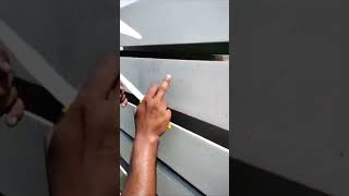 paint adhesion test test civilengineering shorts ttltrytolearn [upl. by Sialac]