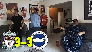 LIVERPOOL vs BRIGHTON 33 LIVE FAN REACTION LEANDRO TROSSARD HATTRICK AT ANFIELD [upl. by Lengel]