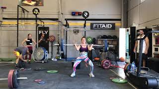 Sara valera wod 4 taronja games semifinals [upl. by Cower]