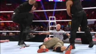 John Cena vs Big Show Raw Dec 10 2012 [upl. by Giesser]