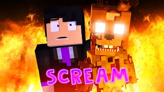 quotSCREAMquot  FNaF Minecraft Animated Music Video Song by VictorMcKnight amp CG5 [upl. by Mecke]