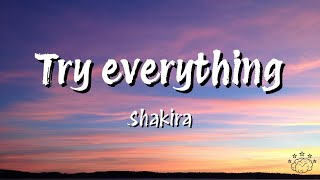 Shakira  Try Everything Lyrics From quotZootopiaquot [upl. by Pappano]