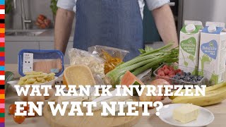 Eten invriezen wat wel wat niet  Slimme Sjef  Voedingscentrum [upl. by Alisha]