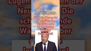 Lügen im Namen der Neutralität Die schockierende Wahrheit über deutsche Journalisten politik [upl. by Sral842]