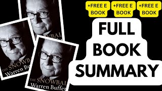 The Snowball Warren Buffett FULL BOOK SUMMARY [upl. by Ardeahp]