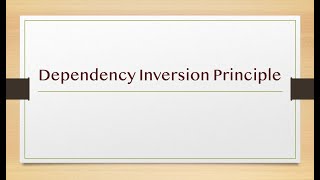 Dependency Inversion Principle  in detail with live coding example [upl. by Tayyebeb]