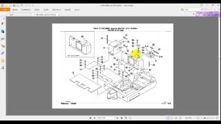 TAKEUCHI EXCAVATOR TB016 Parts Manual 4 [upl. by Larrej]