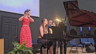 COVEYS AND POST FAMILYS SINGING AT MAPLECREST BAPTIST CHURCH [upl. by Ahseem551]