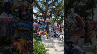 Wynwood Walls  Miami tour  traveling in Miami things to see in Miami usa florida vacation [upl. by Sharleen]