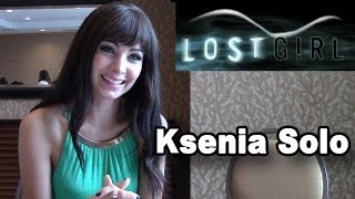 Ksenia Solo  Lost Girl Season 4 Interview [upl. by Ahsilav]