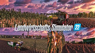 LS22FS22Timelapse  Lohnunternehmen  MM 10  Maishäckseln mit Claas und Fendt  Thorben [upl. by Ylrebme]