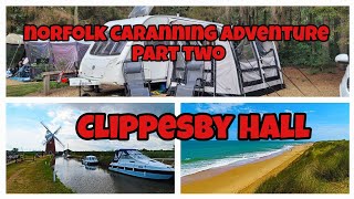 norfolk caravan adventure Part two clippesby hall [upl. by Brunk555]