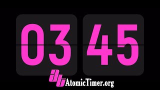 3 Minute 45 Seconds Timer  Countdown Atomic Timer  The Best and Most Precise Flip Timer Pink [upl. by Jeramie]