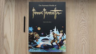 The Fantastic Worlds of Frank Frazetta Art Book Flipthrough Review  Taschen [upl. by Enirod]