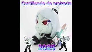 Certificado de Amizade para 2025 Fang [upl. by Anstus]