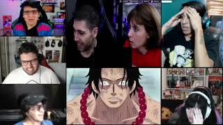 Crocodile salva a Ace Reacción  One Piece Episodio 475 Reaction Mashup [upl. by Ynaffat958]