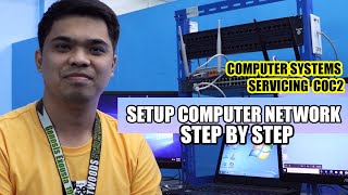 SETUP COMPUTER NETWORK COC2 STEP BY STEP CSS REVIEW [upl. by Namref326]