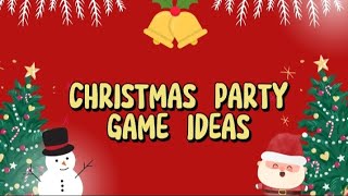 CHRISTMAS PARTY GAME IDEAS  Etprens amp Kids Christmas Party 2022 💛 [upl. by Najib584]