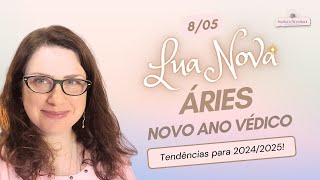 805  LUA NOVA em Áries Novo ano védico confira as tendências para 20242025 [upl. by Lizette]