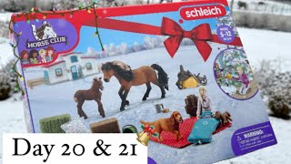 Schleich Horse Club Advent Calendar 2023  Day 20 amp 21 [upl. by Tj961]