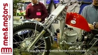 Classic Bike Show  Greeves Reproduction Motorbike [upl. by Zile]