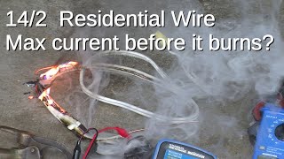 How many Amps to burn up 142 electrical wiring [upl. by Aney923]