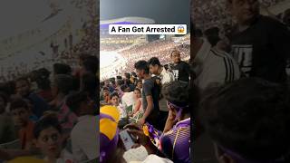 A Crazy Fan Got Arrested In Kkr Vs Dc Match 😱🔥 shorts ipl cricket [upl. by Anitra317]