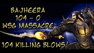 Bajheera  1040 WSG Massacre  Level 85 Arms Warrior PvP [upl. by Ennaesor]