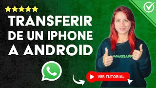 Cómo TRANSFERIR TU WHATSAPP de un iPhone a Android o de Android a iPhone  📱 Paso a paso 📲 [upl. by Nuhsal464]