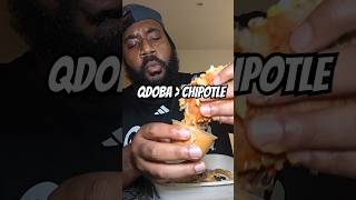 QDOBA OVER CHIPOTLE 😁 foodie explore viralvideo [upl. by Osanna]