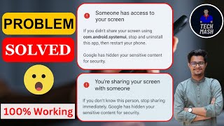 Fix Someone Has Access to Your Screen  Youre Sharing Your Screen With Someone [upl. by Burt935]