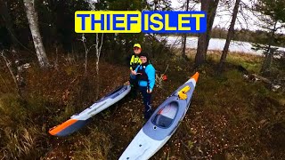 A Tale Rests Here amp Four County Borders Cross the Thief island  Tjuvholmen Kayak Paddle Adventure [upl. by Plotkin]