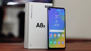 Samsung Galaxy A8s quotInfinity Oquot Unboxing and Review [upl. by Hilary458]