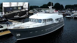 ONE OFF Explorer Yacht FOR SALE MY ‘Dutch Lion’ FULL Boat Tour [upl. by Temhem]