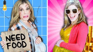 Rich Pregnant Vs Broke Pregnant  Rebecca Zamolo [upl. by Erica]