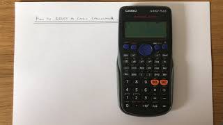 How To Reset A Casio Scientific Calculator Back To Factory Settings [upl. by Zoltai206]