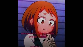 Ayyy😔 notengoapoyo anime uraraka [upl. by Annahvas]