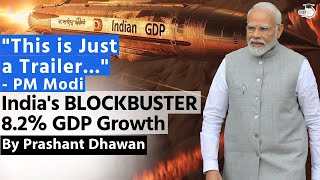 This is just a Trailer says PM Modi over Indias BLOCKBUSTER GDP Numbers  By Prashant Dhawan [upl. by Jephum608]