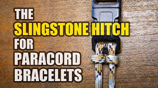 Slingstone Hitch Two Strand Paracord Bracelet Set Up  2 Strand Paracord Bracelet Tutorial [upl. by Jun]