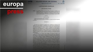 El BOE publica la ley que beneficia a etarras que entrará en vigor dentro de 20 días [upl. by Vivyan]