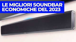 LE MIGLIORI SOUNDBAR ECONOMICHE  DA 70 A 200 EURO 2023 [upl. by Kym514]