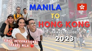 Manila to Hong Kong Requirements  Travel Guide as of July 2023 🇭🇰  Vlog 131 [upl. by Burkhard369]