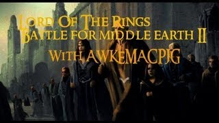 LOTR BFME II Multiplayer MeE vs VampsquidD vs BoneheadMen  AWK RAGE HARD [upl. by Pironi]