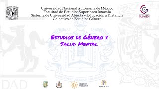 Sesión 5 Estudios de Género y Salud Mental [upl. by Ahsemad]