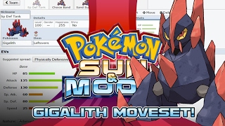 Gigalith Moveset Guide How to use Gigalith Pokemon Sun and Moon w PokeaimMD [upl. by Caren15]