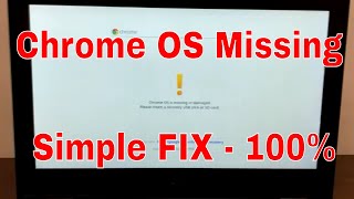 Simple Trick  How to fix Chrome OS Missing Error [upl. by Merete]